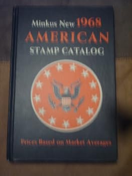 Hardcover Minkus New 1968 American Stamp Catalog Book