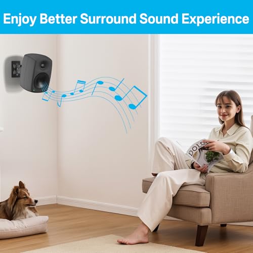 Soporte de pared para Genelec para evitar vibraciones en el escritorio 7