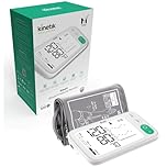 Kinetik Wellbeing Smart Blood Pressure Machine - Bluetooth Arm Blood Pressure Monitors Large Cuff Universal (22-45cm) - Safe in Pregnancy & Diabetics - Bp Monitor Menopause Friendly