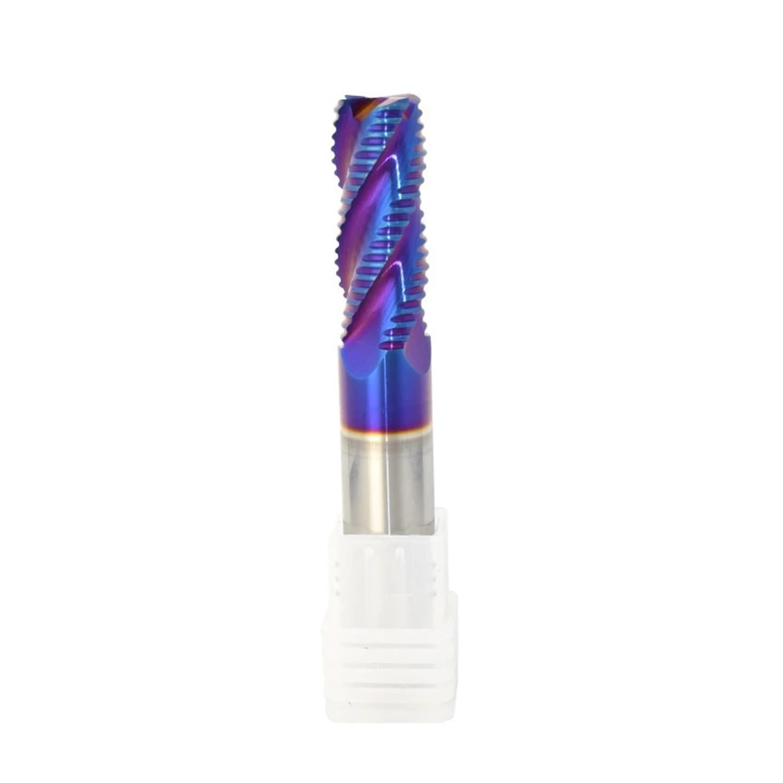 1 Pieza HRC65 4 Flauta Carburo Sólido Desbaste Extremo Fresa Vástago CNC Broca Enrutadora for Mecanizado De Metal(10.0X40X10DX100L)