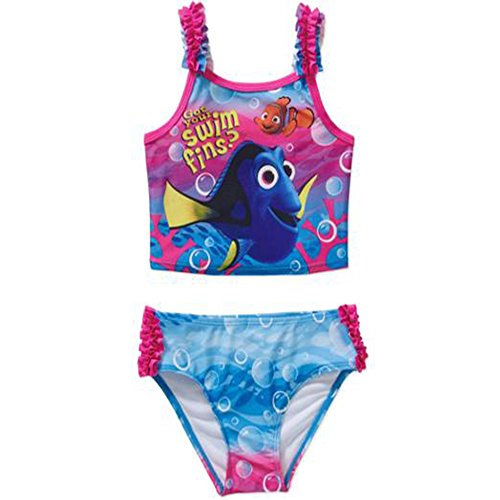 Disney Finding Nemo Dory Little Girls' 2-Piece Tankini (4T)