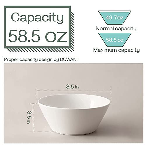 Dowan Bundle - 32 Oz Soup Bowls & 58.5 Oz Large Salad Bowls - Set Of 8 #TOP5