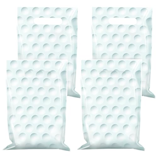 50 Pieces Golf Gift Bags with Handle, Plastic Treat Candy Bag Sport Favor Bags For Kids Birthday Party Decoration Supplies