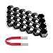 20 Pcs New Universal 17mm Wheel Lug Nut Bolt Cover Caps +Removal Tools (Black) BY WAYLIN