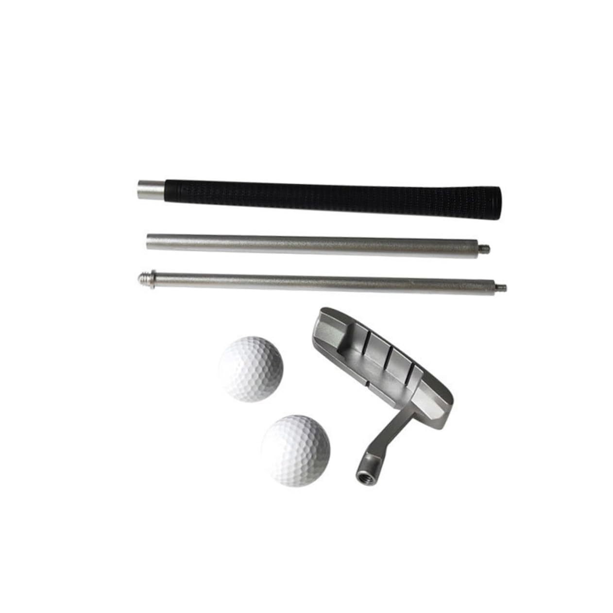 POPETPOP Aluminium Alloy Putter Rod Set for Golf Right Hand Putter Kit 3 Pcs Rods 2 Balls