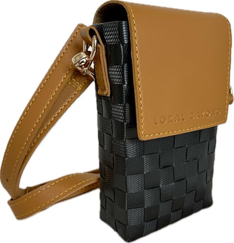 Elegant Handwoven Crossbody Bag Phone Purse, Lightweight & Stylish4