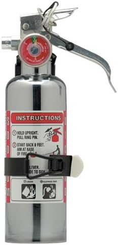 Amerex 620TC, 1lb Regular Dry Chemical Class B C Chrome Fire Extinguisher