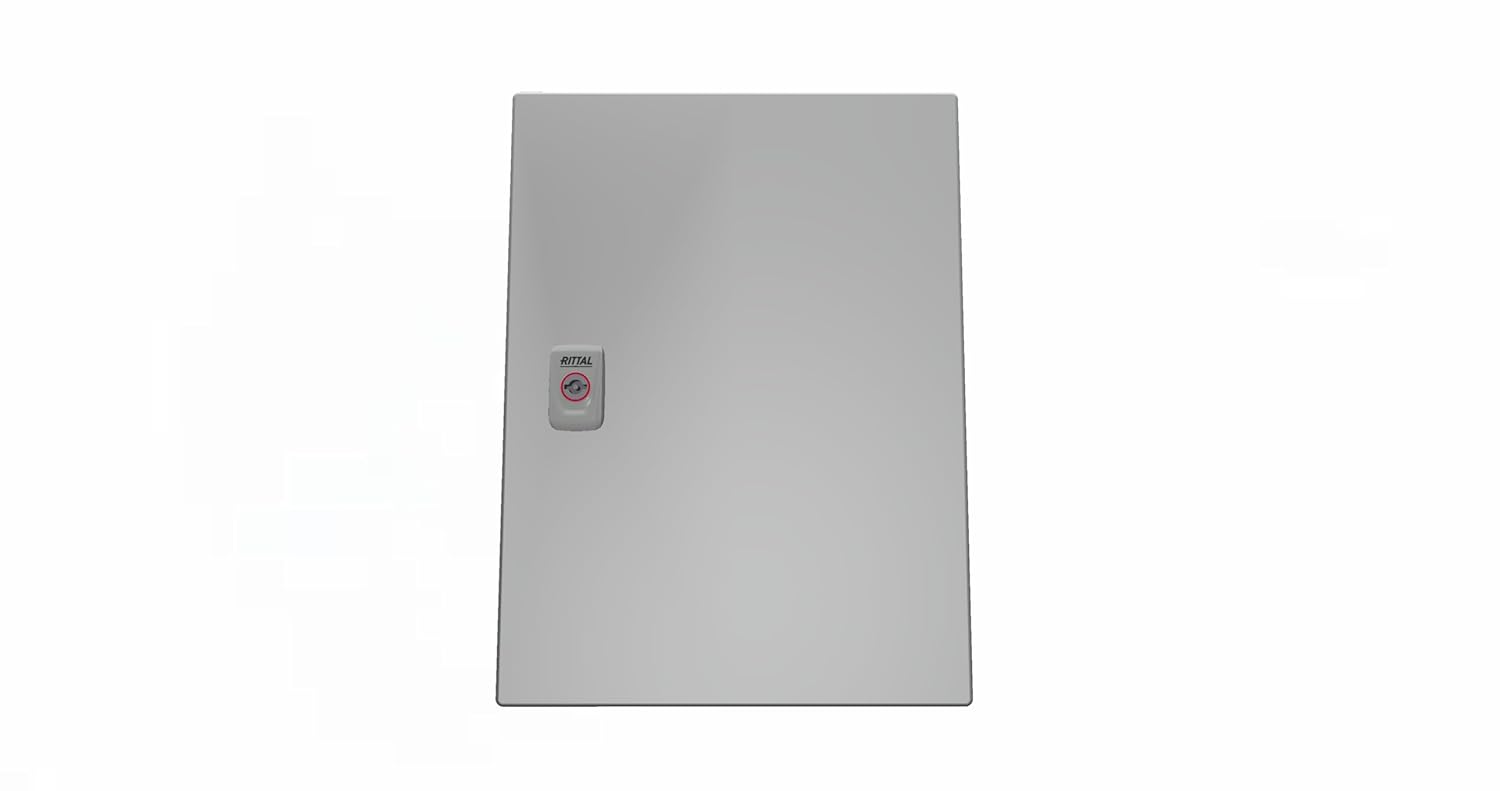 Rittal 1034.000, Wall-mounted AX Enclosure, Carbon Steel, 15.7" Height x 11.8" Width x 8.27" Depth