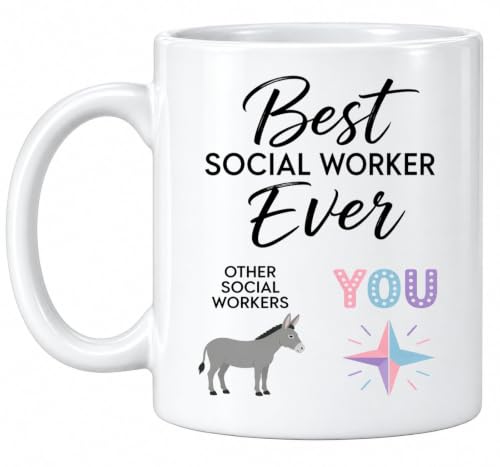 Social Worker Unicorn Mug Ceramic Coffee Cup 11oz Professional