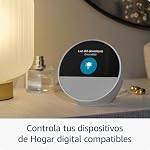 Amazon Echo Spot (última generación) | Despertador inteligente con sonido de calidad| Negro, con Acceso Anticipado a Alexa+