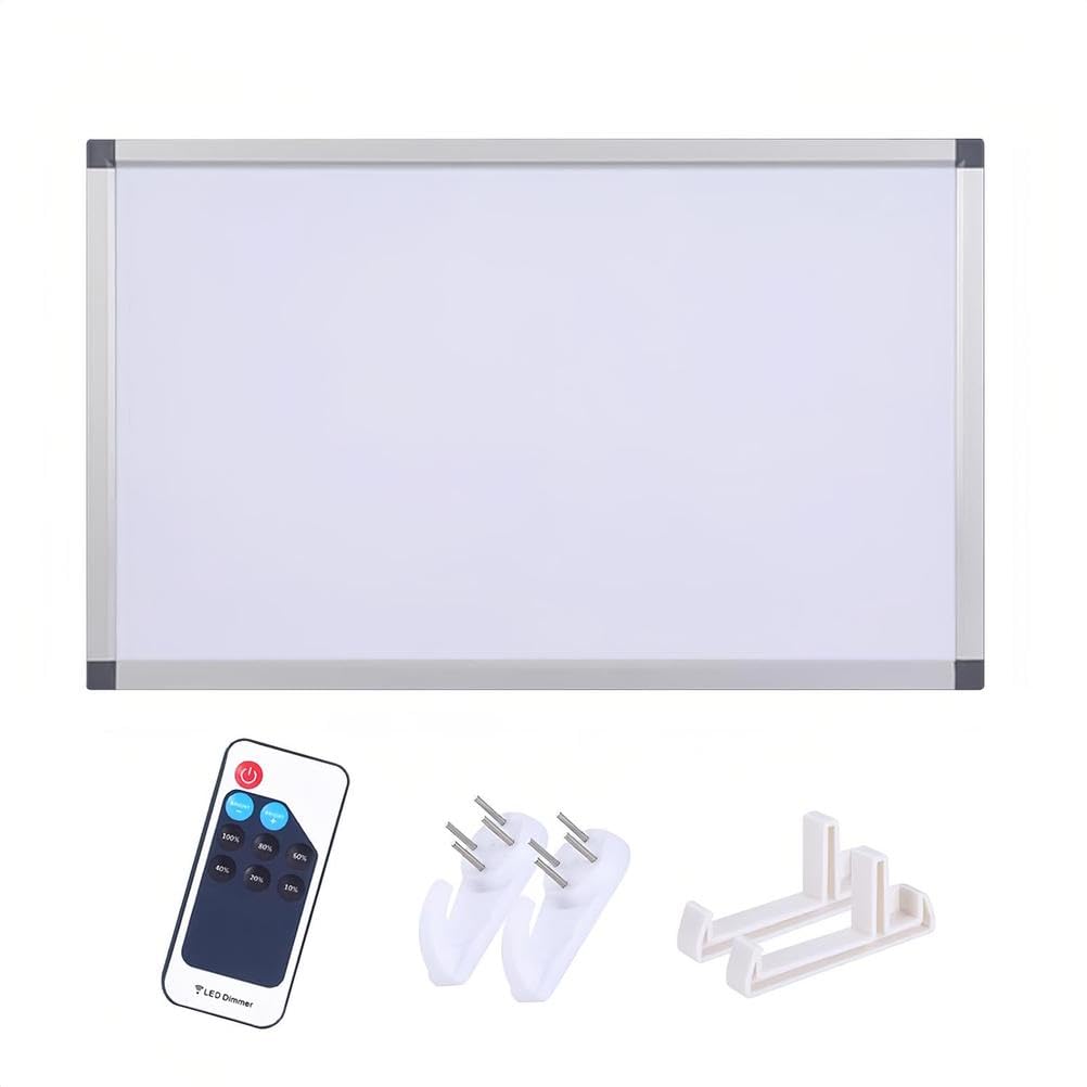 Illuminateur LED pour usage médical et dentaire, boîte de vue murale avec luminosité variable, fonctionnement sans ombre et sans scintillement