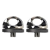 KingBra 2pcs 1/4' Quick Install Metal Screw Holder for Quick Release Camera Neck Strap