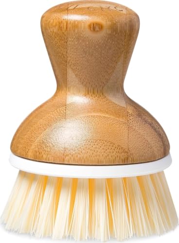 Full Circle Bubbly Palm Brush, Dish Scrub Brush for Nonstick...