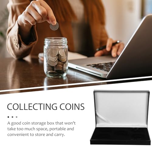 Caja decorativa para monedas con protección de espuma miniatura 5