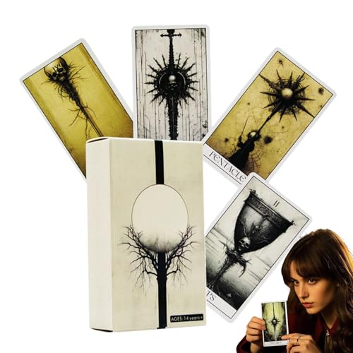 Generisch Horror Tarot Karten Gruseldesign