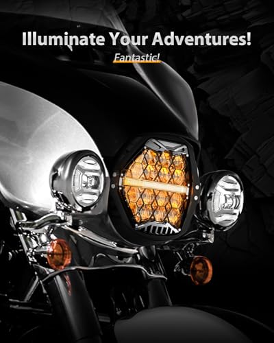 Image of Black-silver 1000% Bright 120W 7'' Motorcycles LED Headlight with Amber Turn Signal Compatible with Road King Road Glide Street Glide Electra Glide Ultra Limited Trike Heritage Softail Fat Boy Yamaha
