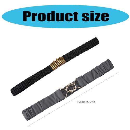 Down Coat Belt Vintage Cinches Elastic Belt For Women Lady Wrap Coat Waistband Women Winter Outwear3