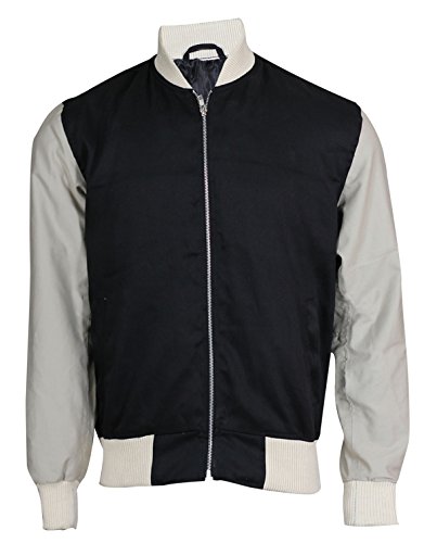 SpazeUp Letterman Jacket Men College Baseball Bomber Jacket | Wool + Faux Leather Letterman Jacket Men