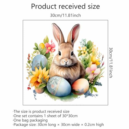 Vinilo adhesivo decorativo para baño con diseño de huevo de Pascua miniatura 4