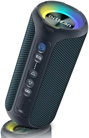 Ortizan 40W Bluetooth Lautsprecher mit Sprachassistent, 30 Stunden Spielzeit X8Pro Musikbox Bluetooth, Tragbarer BT 5.3-Musiklautsprecher, RGB-LED, IPX7 wasserdicht, Freisprecheinr