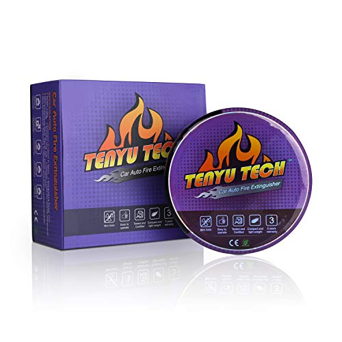 TENYU Car, Electric or Circuit Box Automatic Self-Activation Fire Extinguisher Fire Suppression Device (Purple)