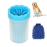 hundepfoten zeichnen Abnehmbar und gründliche Reinigung: Unserer Pfotenreiniger ist aus einer Silikon Bürste, Flasche und einem Deckel, was abnehmbar ist und einfach montieren. Die weiche und übersäte Silikon Bürste kann den Staub und Dreck, besonders Lehm entfernen, gleichzeitig keine Kratzen und Verletzung, einfach wie Massage. Dabei kann der Fußreiniger helfen, Ihre Möbel und Boden sauber zu bleiben.