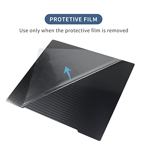 Image of Double Sided PET+PEI Build Plate Textured Sheet 241x253.8mm Flexible PET+PEI Print Bed Without Magnetic Build Plate for Prusa i3 MK2 MK2.5 MK3 MK3S MK4 Core One