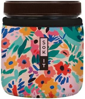 Sok It IceCreamSok Insulated Neoprene Cover (Abstract Floral, Str...