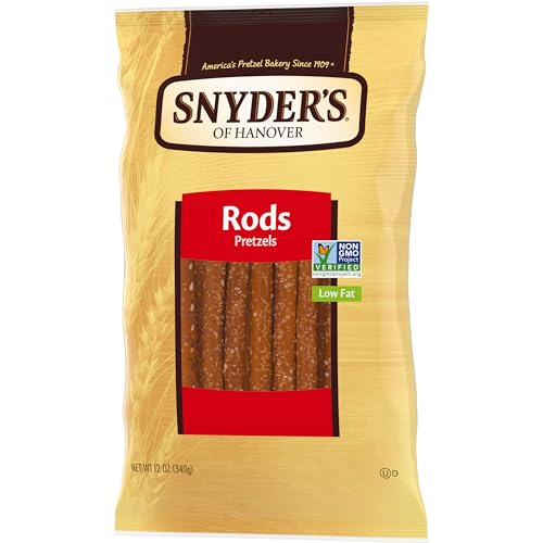 Image of Snyder's of Hanover, Pretzel Rods, 12 Oz Bag (Pack of 12)