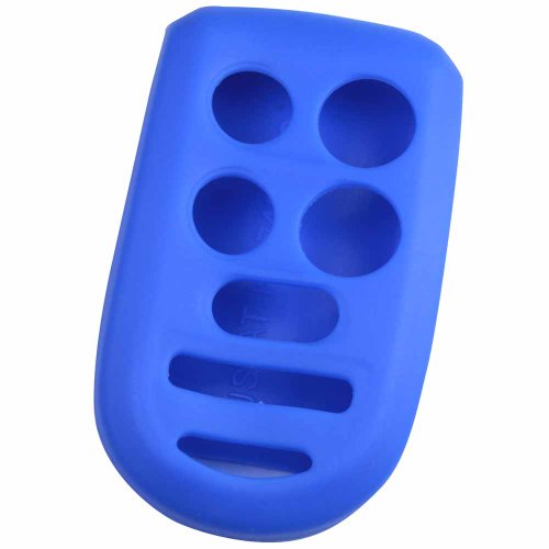 KeyGuardz Blue Rubber Keyless Entry Remote Key Fob Skin Cover Protector