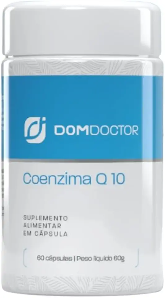 Coenzima Q10 200mg 60 Cápsulas Dom Doctor Suplemento Alimentar Sem Glúten Para Uso Diário