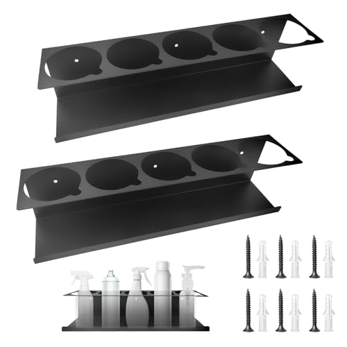 gQsskli 2 Stück Spraydosenhalter, Sprühdosenhalter mit Dehnungsrohr und Schrauben, Kohlenstoffstahl Flaschenregal, Geeignet für Wohnwagen, Garagen, Werkzeugräume (42 × 9 × 10 cm) (eisenhaltig) gQsskli 2 Stück Spraydosenhalter, Sprühdosenhalter mit Dehnungsrohr und Schrauben, Kohlenstoffstahl Flaschenregal, Geeignet für Wohnwagen, Garagen, Werkzeugräume (42 × 9 × 10 cm) (eisenhaltig)