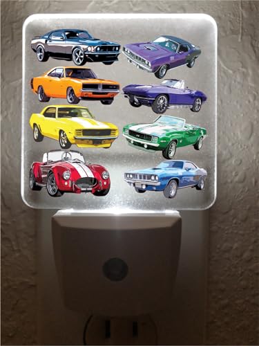 Lámpara de noche LED coche muscle americano miniatura 2