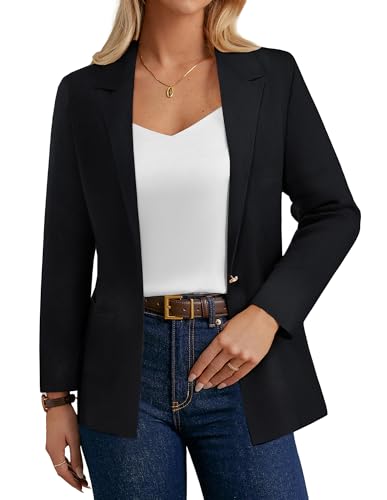 GRACE KARIN Blazers for Women Business Casual 2026, Black Sweater