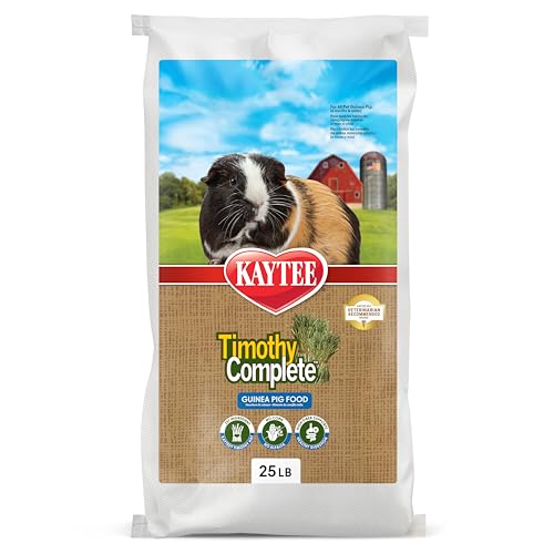 Kaytee Timothy Complete Guinea Pig Food with Timothy Hay, 25 Pounds - image 1