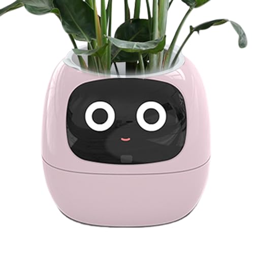 Lyricalist Smart Flowerpots - Intelligent Plant Pot, Multiple Expressions, Rich Gesture Interaction Port | Adorable Plant Robot, Indoor Decoration, Intelligent Planter Based on the Environment