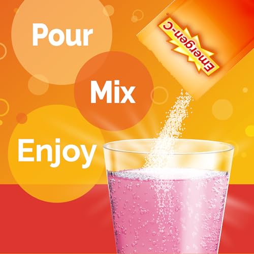 Image of Emergen-C Hydration+ Sports Electrolyte Replacement Sports Drink Mix Powder with Vitamin C, Raspberry Splash Flavor, Back to School Essentials - 18 - 0.33 oz On The Go Packets