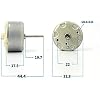 Mabuchi RF-500TB-12560 DC 6V-12V Micro Mini 32mm Round Electric Motor 20mm Long Shaft