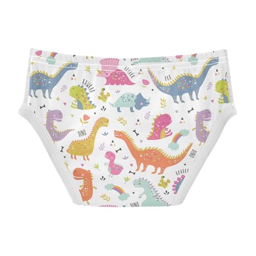 Boys' Underwear Cotton Little Boys Dinosaur Briefs Soft Toddler Underwear 2T-8Y2