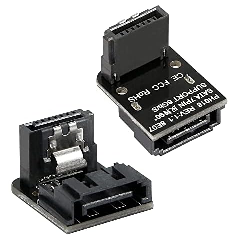 GELRHONR Right Angle SATA 7Pin Adapter Cover