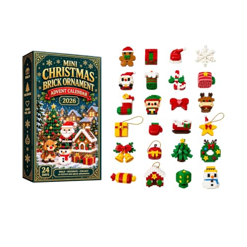 24-Day Mini Christmas Brick Ornament Advent Calendar DIY Christmas Ornament - image 2