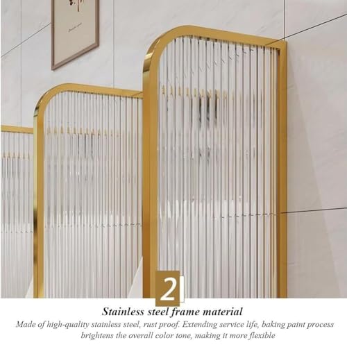 Biombo de vidrio templado arquitectónico para baños públicos 5