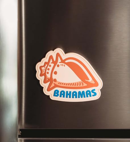 Imán de Refrigerador Vagabond Heart Bahamas Rectangular 2x4 miniatura 5