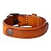 AnazoZ Pulsera Cuero Hombre Hebilla de Cinturón Vintage Ancho 20MM Longitud 24CM...