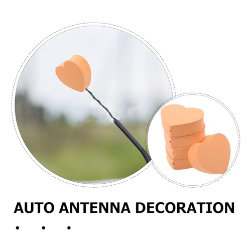 Accesorio de para coche en bodas: señal de espuma Eva naranja para exterior 3