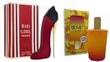 Bad Girl velvet & Rio Sweet Crush Perfume for Women – 2 x 3.4 oz – Long Lasting Eau de Parfum Spray Gift Set – 2 Piece Fragrance Bundle