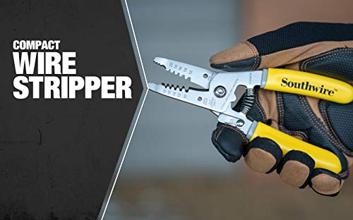 Southwire - 58278140 Tools & Equipment S1018Str Wire Stripping Tool, Wire Stripper And Wire Cutter For 10-18 Awg Solid Wire And 12-20 Awg Stranded Wire #TOP5