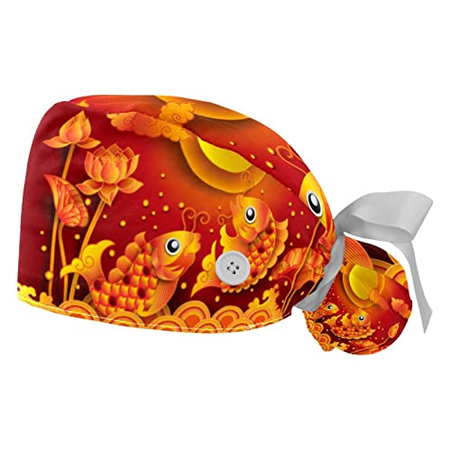 Casquettes de travail respirantes et chapeaux bouffants mixtes JDEZ
