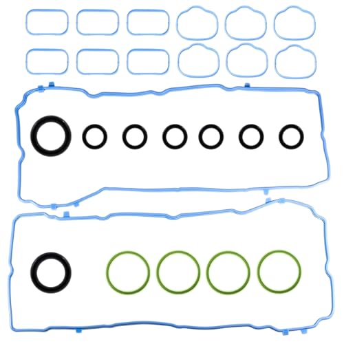 Image of VS50805R Valve Cover Gasket Seal &MS97204 Intake Manifold Gasket for Dodge Avenger Challenger 3.6L 2011-2022,Chrysler 200 300,Durango Grand Caravan Journey Jeep Cherokee,Wrangler,Ram 1500 5184596AE