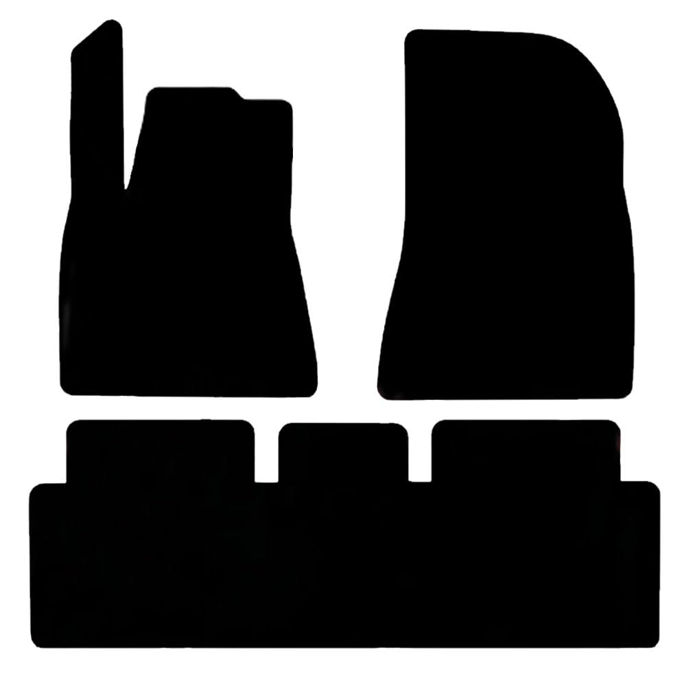 Car Floor Mats for Tesla Model 3 2017-2023,Nylon Black Carpet All Weather Waterproof Auto Liners Foot Pads Set